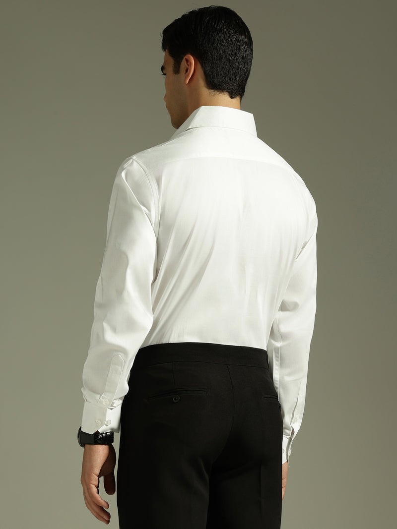 White: Cooper Collar Shirt
