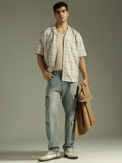 Checkered Oversized Casual Shirt