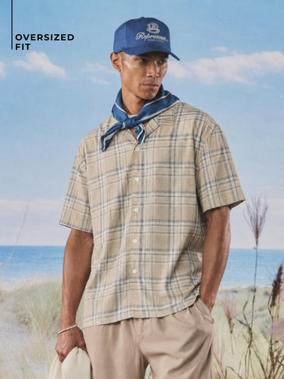 Checkered Oversized Casual Shirt