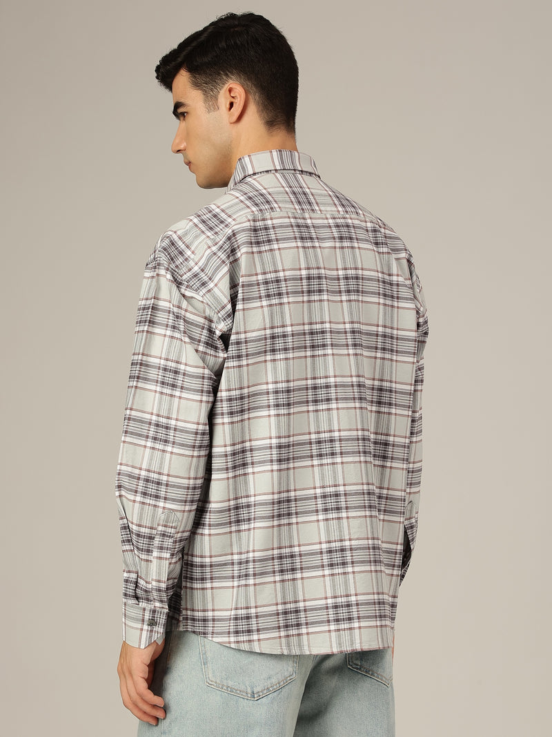 Double Pocket Checkered Shirt