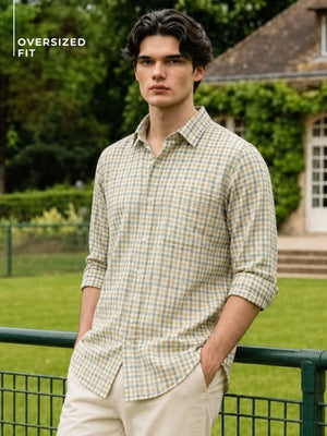 Checkered Oversized Casual Shirt