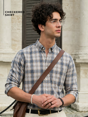 Checkered Oversized Casual Shirt