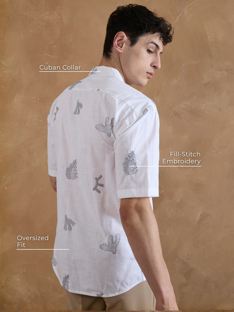 Minimalistic Embroidery Shirt