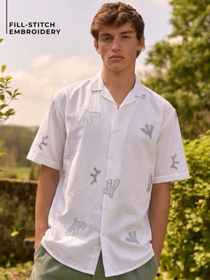 Minimalistic Embroidery Shirt