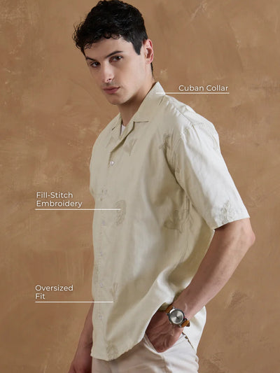 Minimalistic Embroidery Shirt
