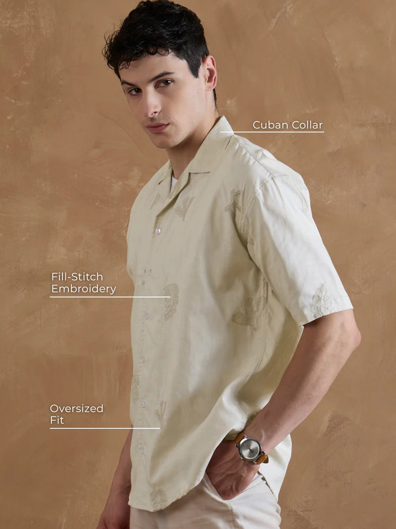 Minimalistic Embroidery Shirt