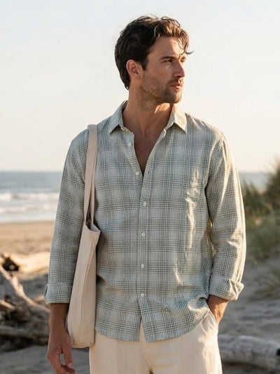 Checkered Oversized Casual Shirt