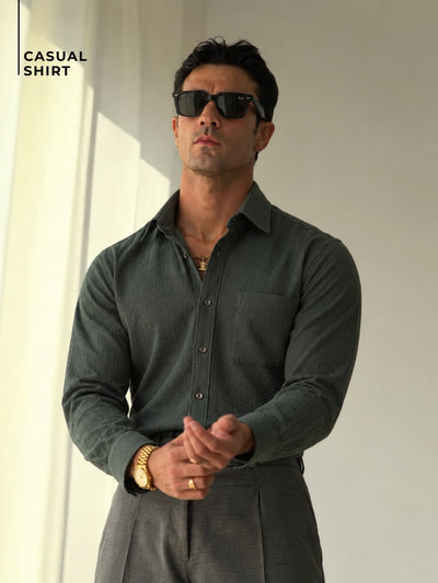 Textured Casual Shirt