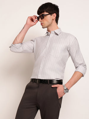 Smart Pinstripe Formal Shirt