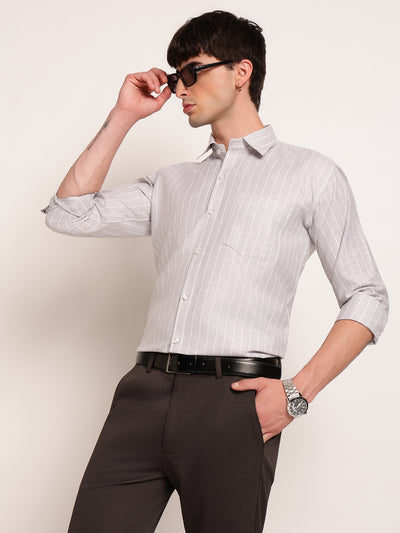 Smart Pinstripe Formal Shirt