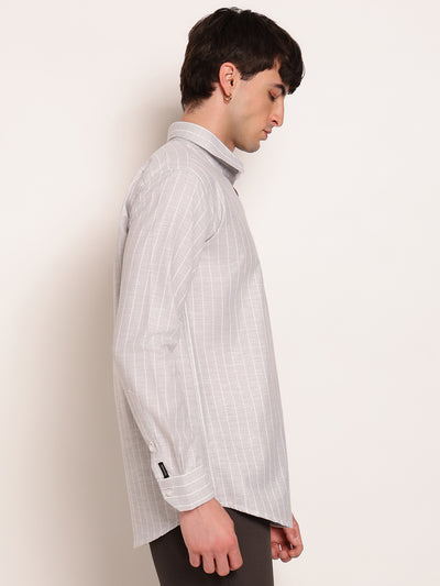 Smart Pinstripe Formal Shirt