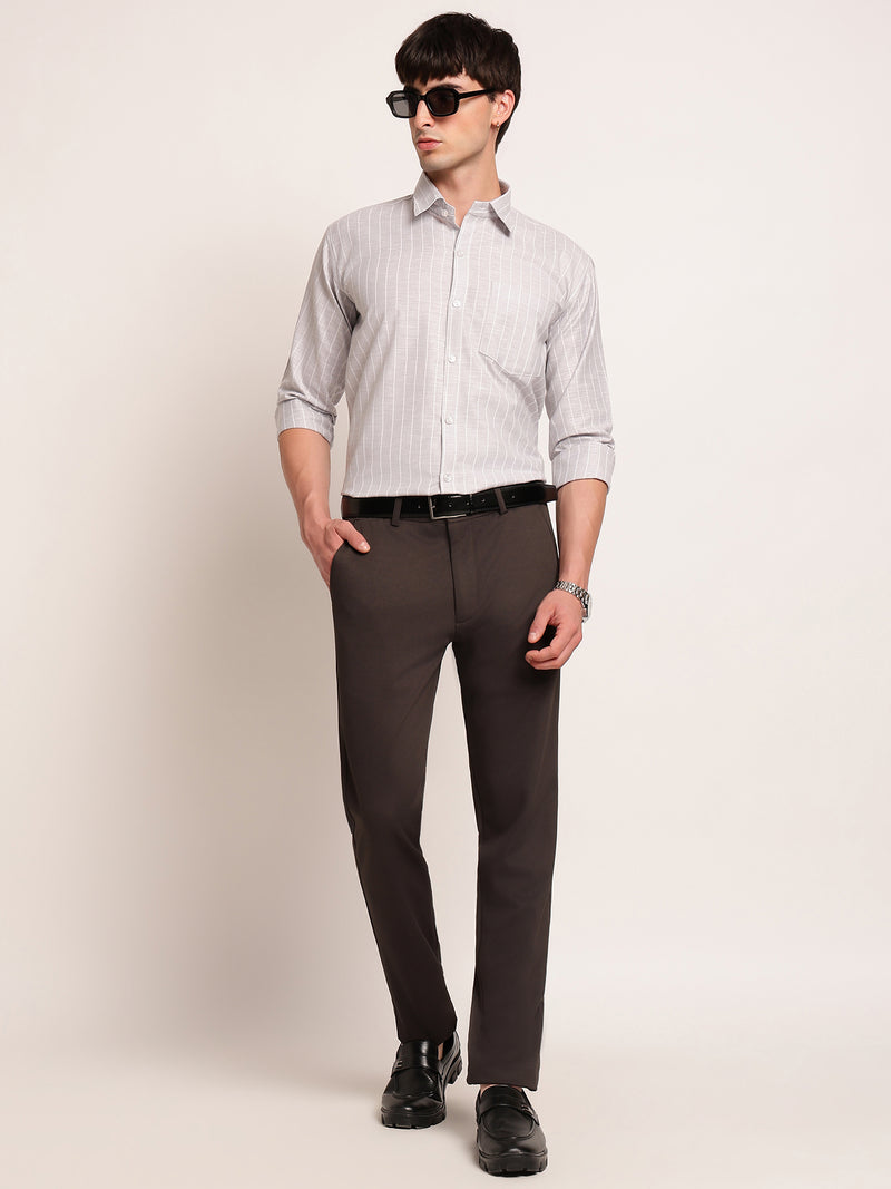Smart Pinstripe Formal Shirt