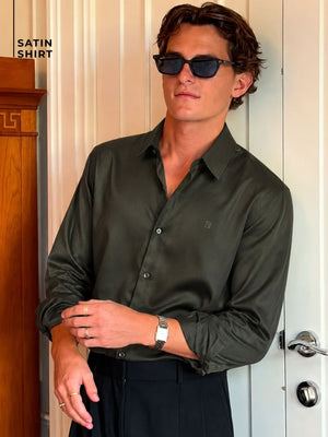 Premium Party Wear Satin Shirt