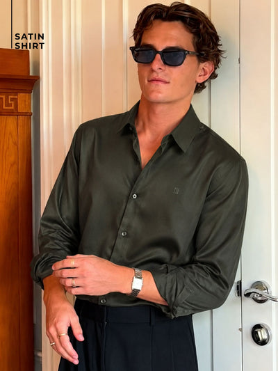 Premium Party Wear Satin Shirt