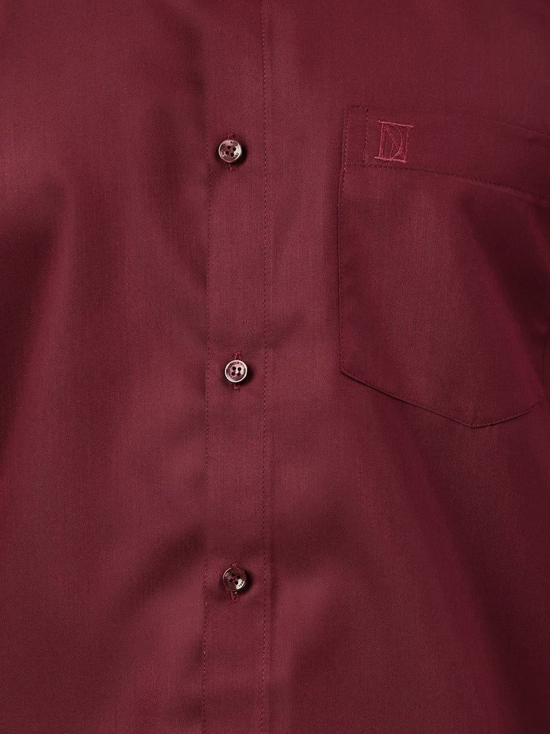 Maroon: Party Wear Formal Shirt