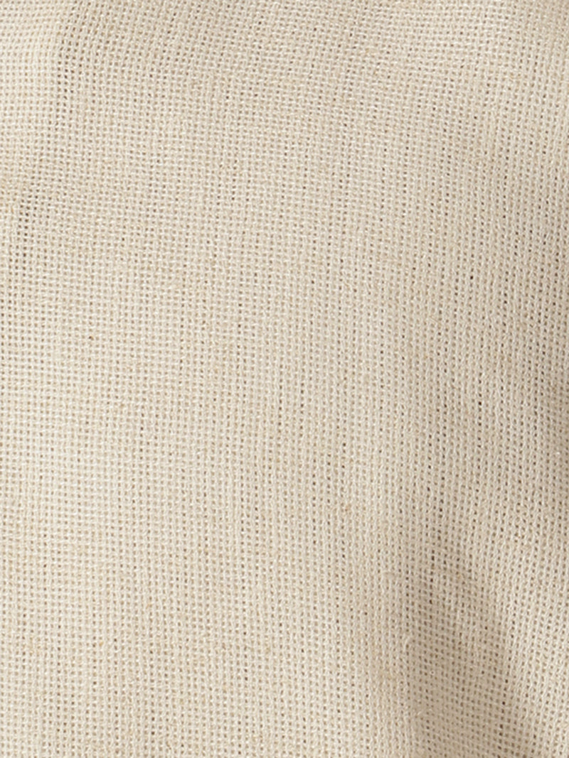Off White: Cuban Collar Drop Shoulder Oversized Casual Shirt