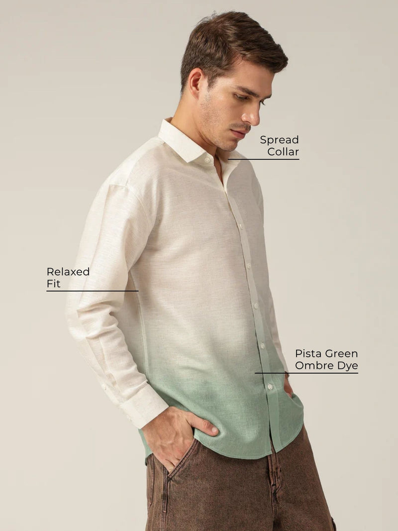 Ombre Relaxed Fit Shirt