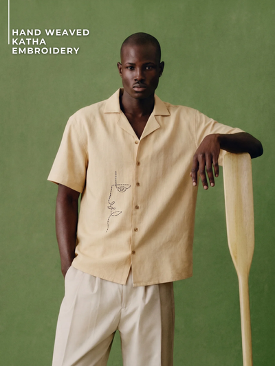 Line Embroidered Shirt