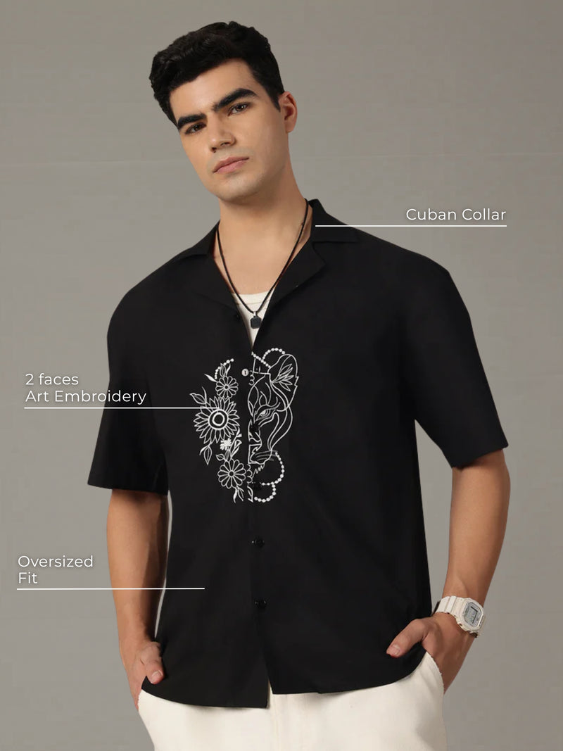 Classic Embroidered Casual Shirt