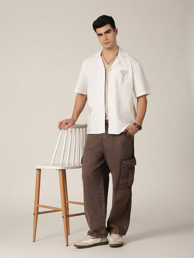 Minimalist Embroidered Shirt