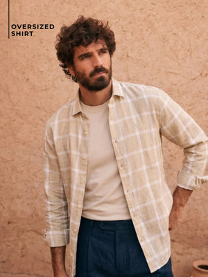 Checkered Oversized Casual Shirt