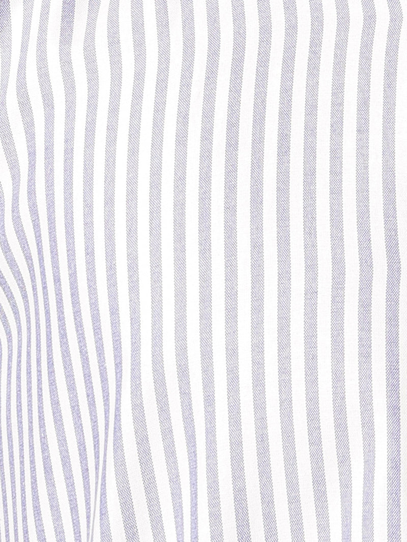 Blue & White: Vertical Stripes Formal Shirt