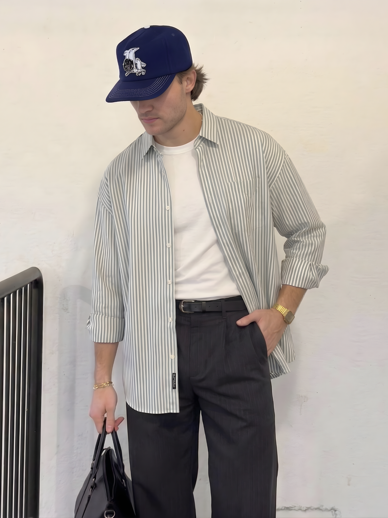 Vertical Stripes Formal Shirt