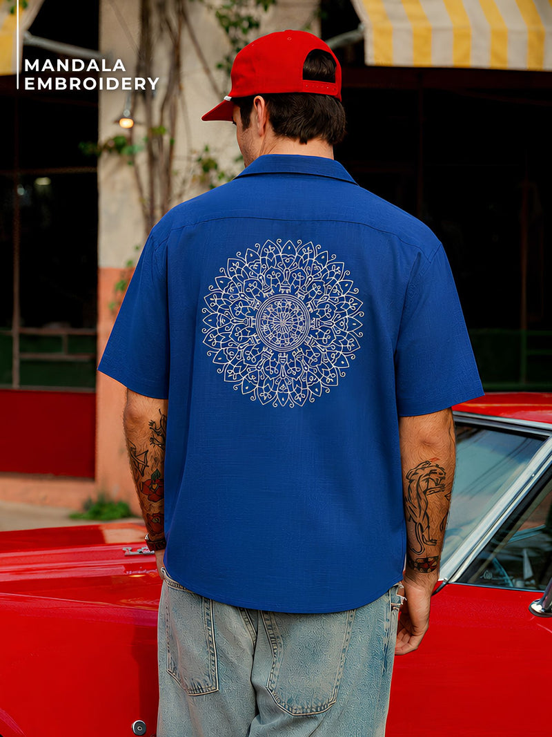 Embroidery Mandala Art Shirts
