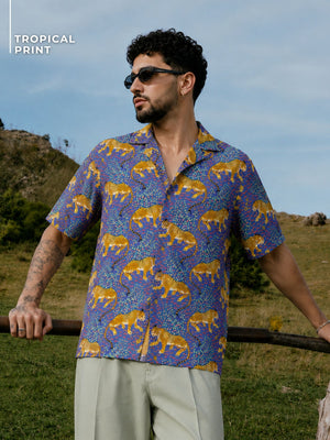 Oversized Tropical Shirt