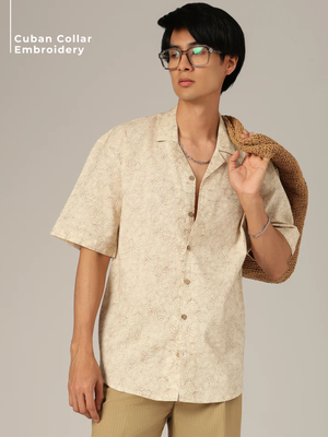 Premium Cotton Embroidered Shirt
