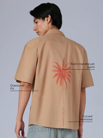 Handbrush Painted Palm Shirt