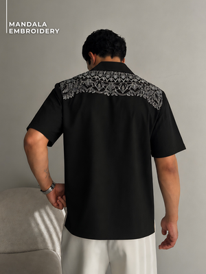 Relaxed Fit Embroidered Statement Shirt