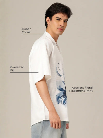 Textured Oversized Casual Shirt