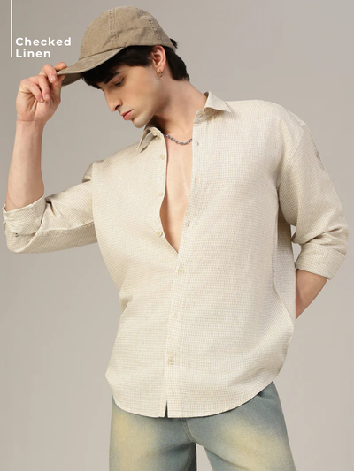 Checked Linen Shirt