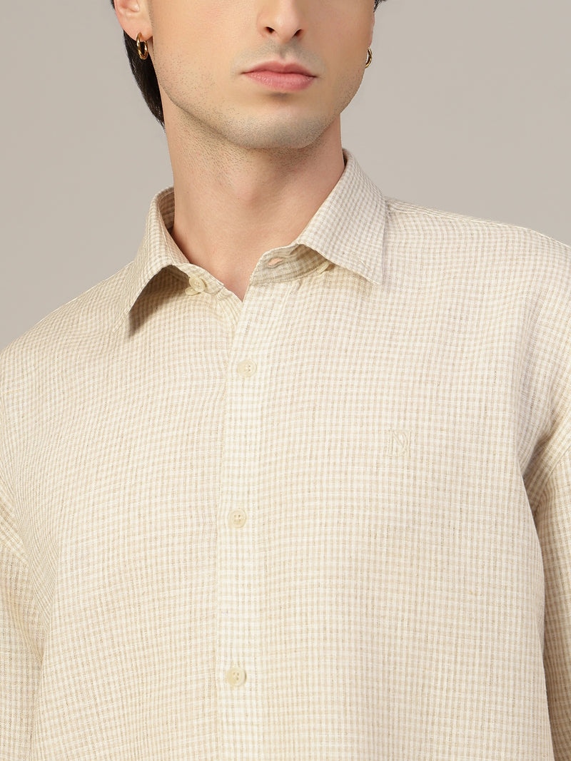 Checked Linen Shirt