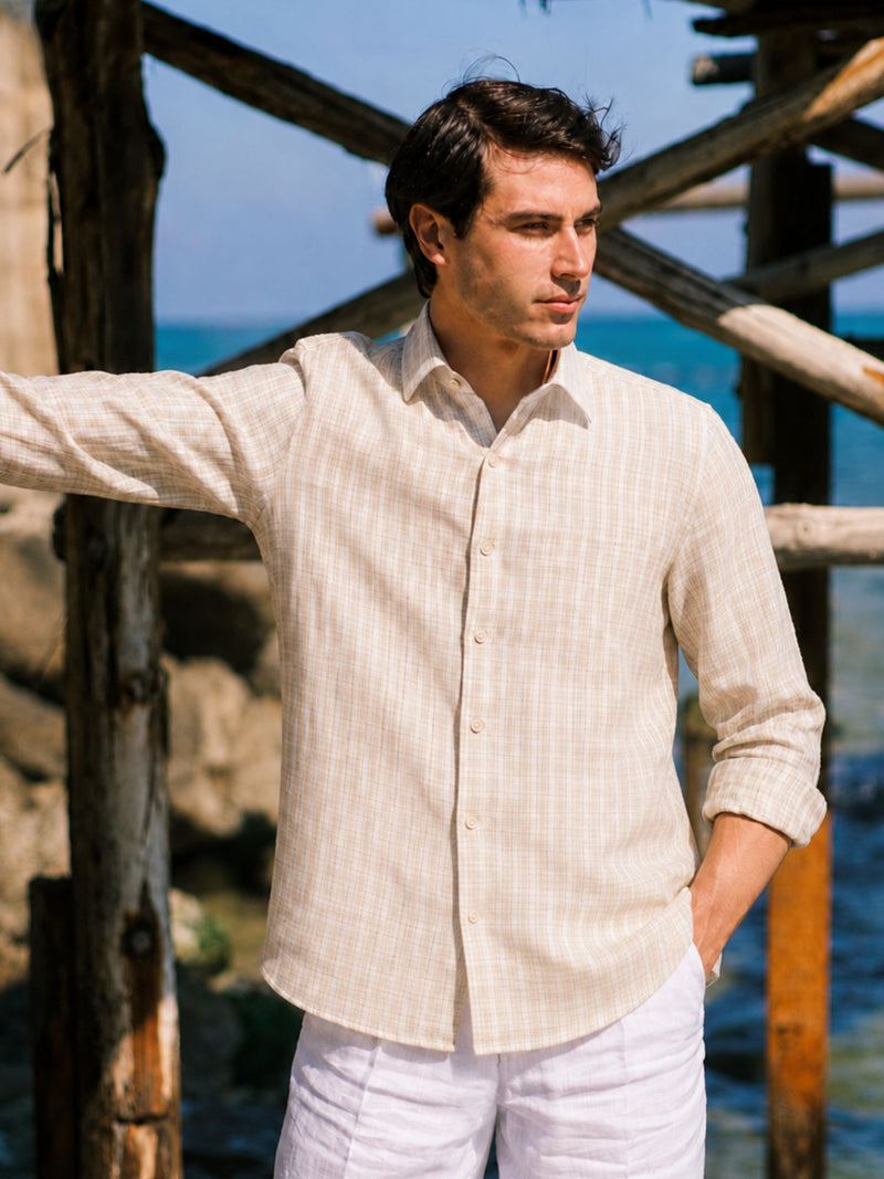 Checked Linen Shirt