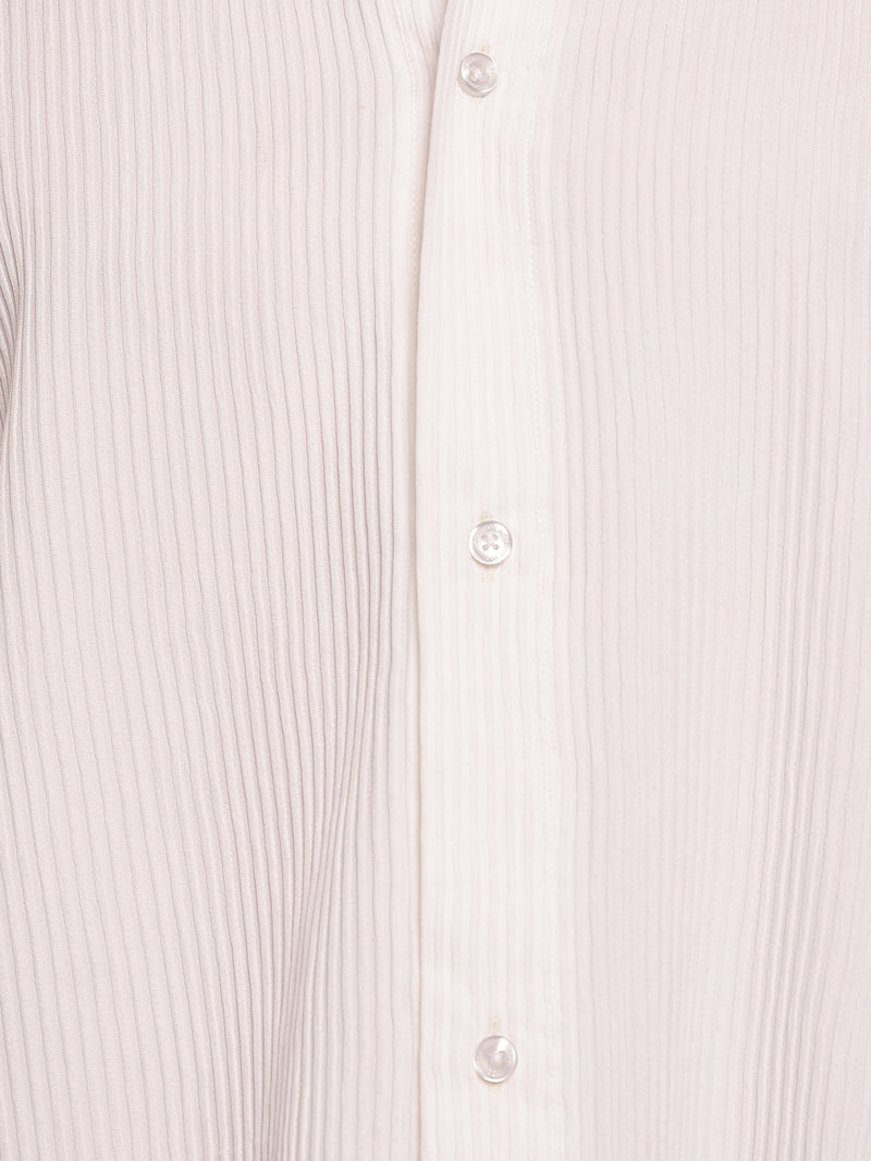 Textured Boxy Fit Casual Shirt