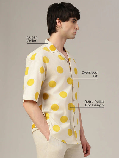 Polka Dot Oversized Shirt