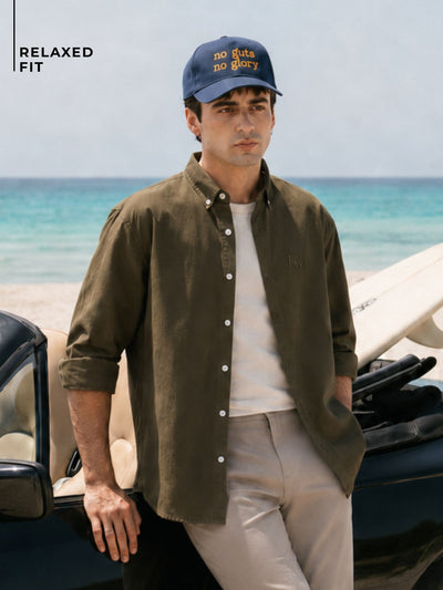 Solid Relaxed Casual Shirt