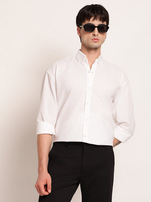 Solid Relaxed Casual Shirt