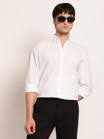Solid Relaxed Casual Shirt