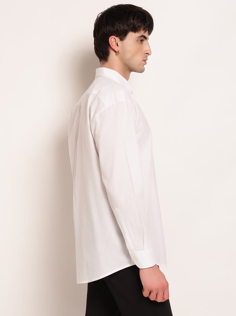 Solid Relaxed Casual Shirt