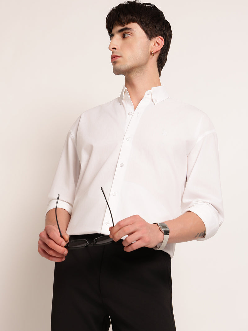 Solid Relaxed Casual Shirt