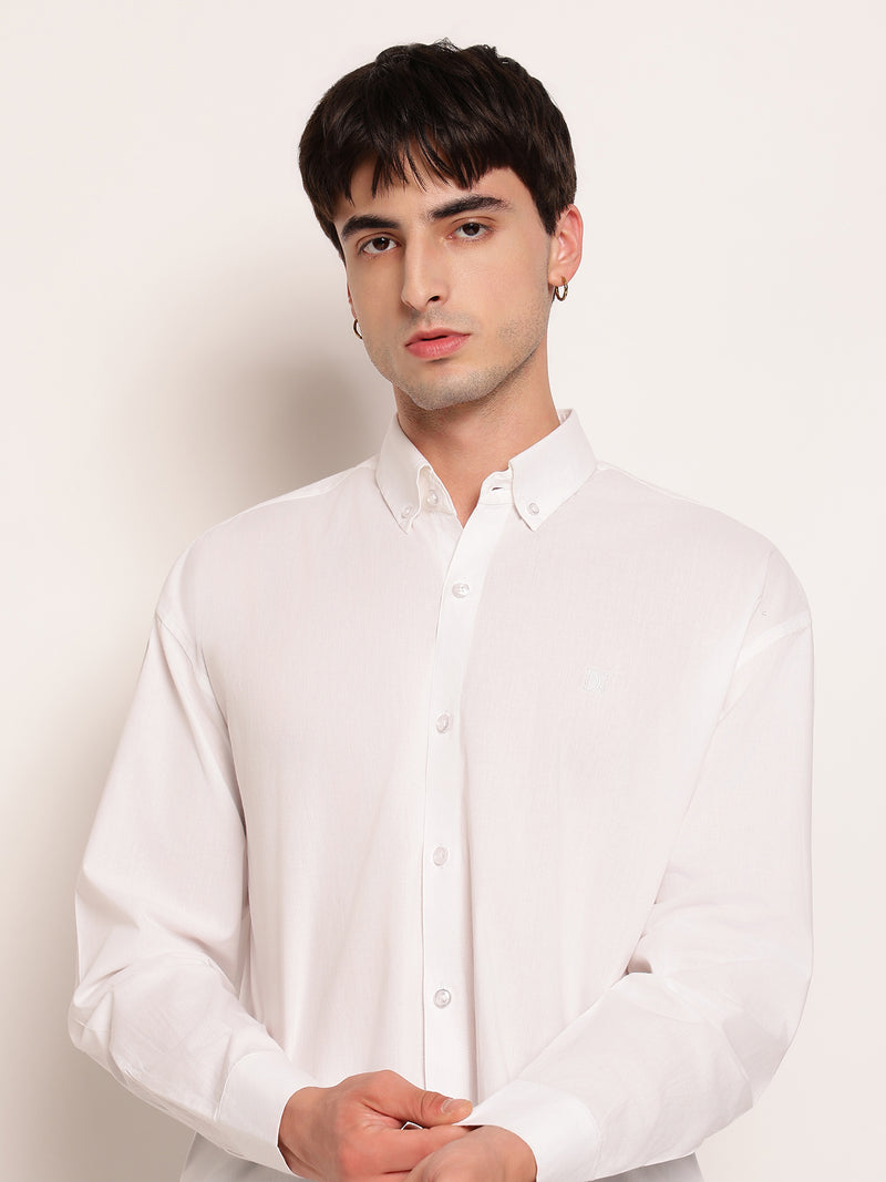 Solid Relaxed Casual Shirt