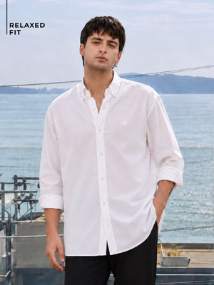 Solid Relaxed Casual Shirt