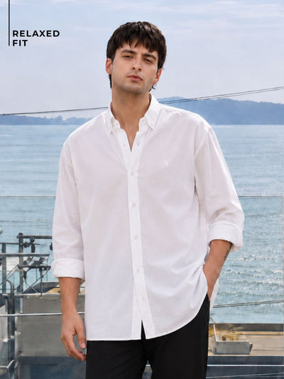 Solid Relaxed Casual Shirt