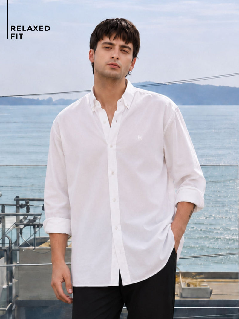 Solid Relaxed Casual Shirt