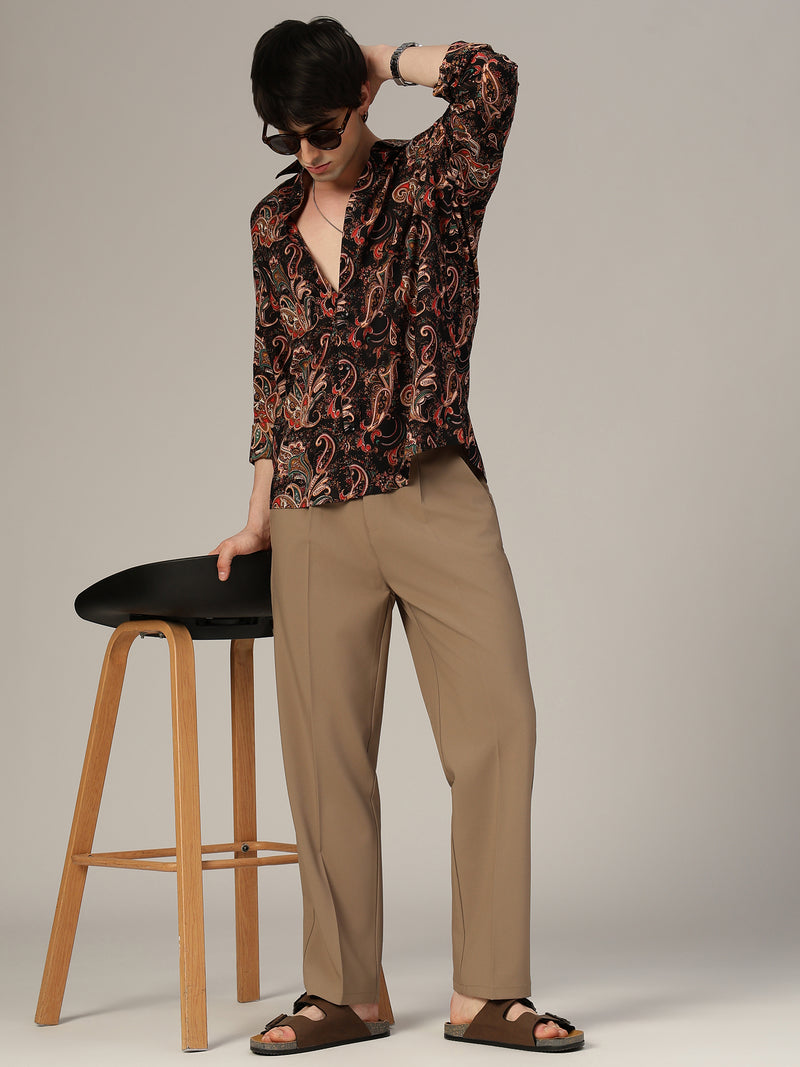 Paisley Print Relaxed Fit Shirt
