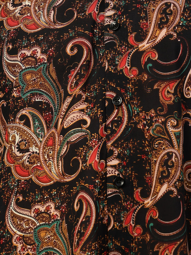 Paisley Print Relaxed Fit Shirt