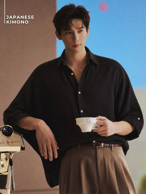 Freesize Japanese Kimono Shirt